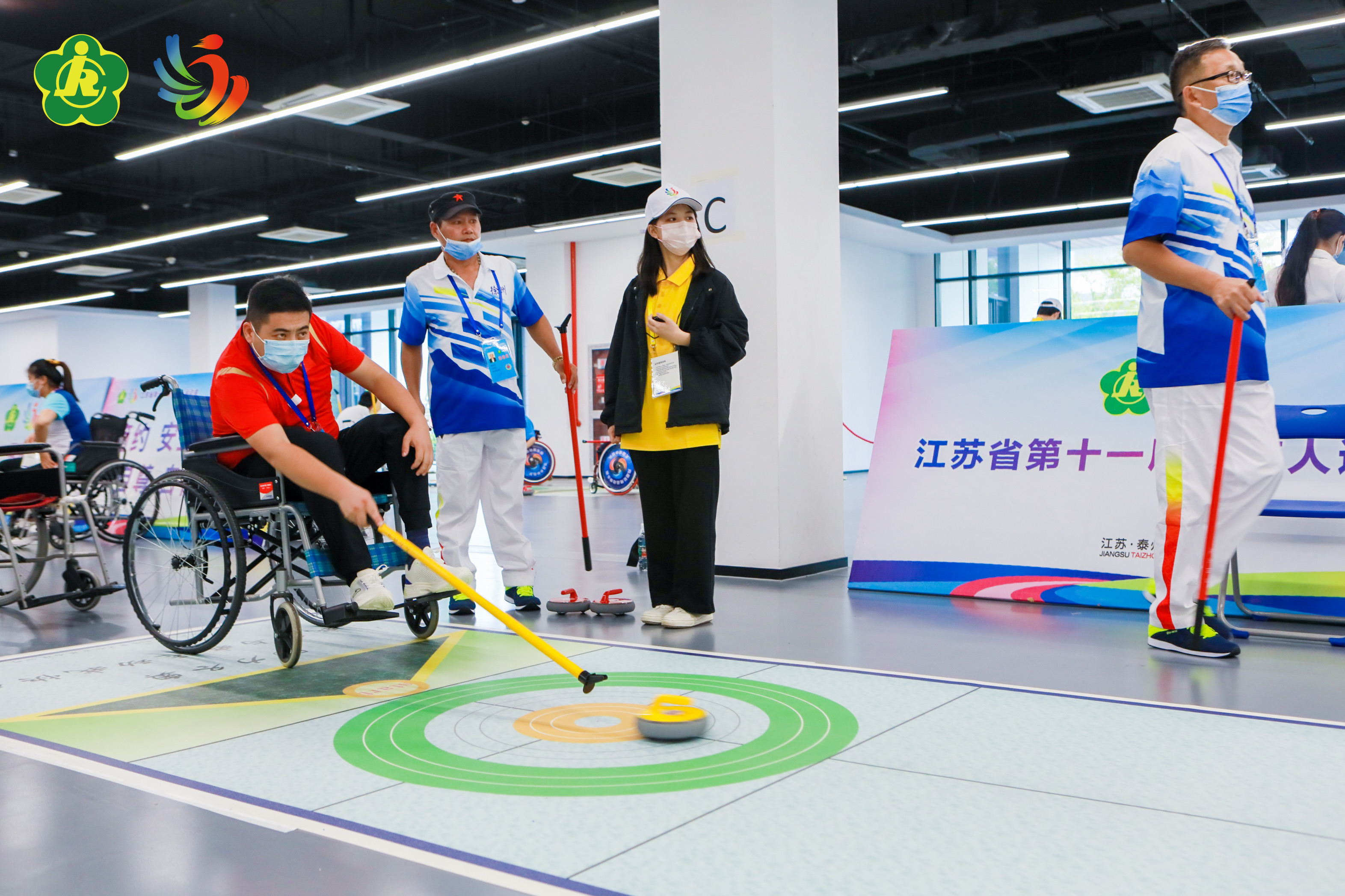 聚焦省残运 | 江苏省第十一届残疾人运动会在泰州医药高新区（高港区）体育文创中心顺利开幕！